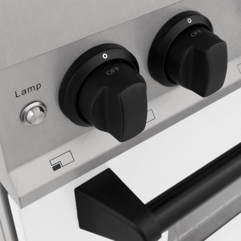 ZLINE Autograph 36" Legacy Dual Fuel Range, Matte Black Satin Stainless Steel