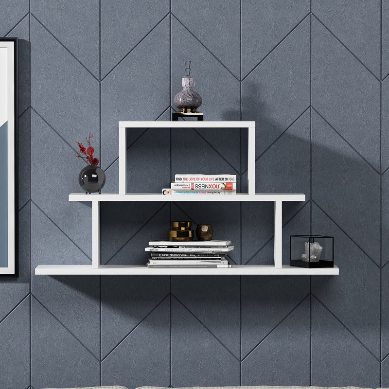Locelso Floating Shelf, White