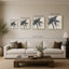 «Black Palm Tree II» par Patricia Pinto - impression sur toile-37157574-37157573