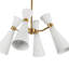 Blake 4 - Light Steel Sputnik Cone Chandelier-113873794-113873792