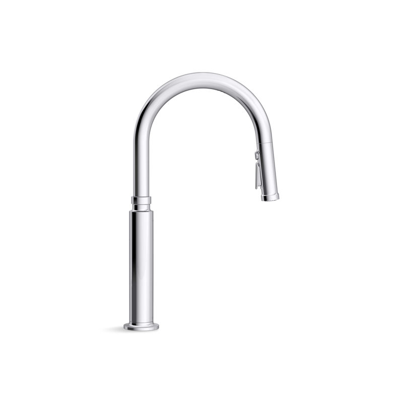 Robinet d'évier de cuisine sans contact avec douchette à trois fonctions Edalyn By Studio Mcgee, Chrome poli