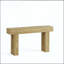 Table de canapé de conception esthétique avec plateau robuste et sangle anti-basculement
