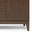 Buffet Harper en bois massif brun noyer