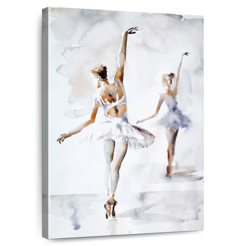 Enn Ballerina en bleu, H 36 po x l 24 po