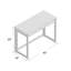 Bureau en bois massif Saru