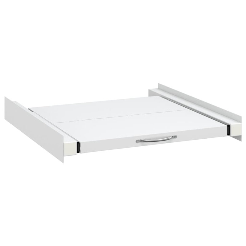 Ensemble de machine à laver empilable avec tablette coulissante