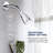 High Pressure Shower Head Adjustable Shower Spray Fixed Showerhead Chrome Plated 1" Face