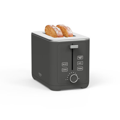 Martha Stewart 2 Slice Classic Toaster, Caviar
