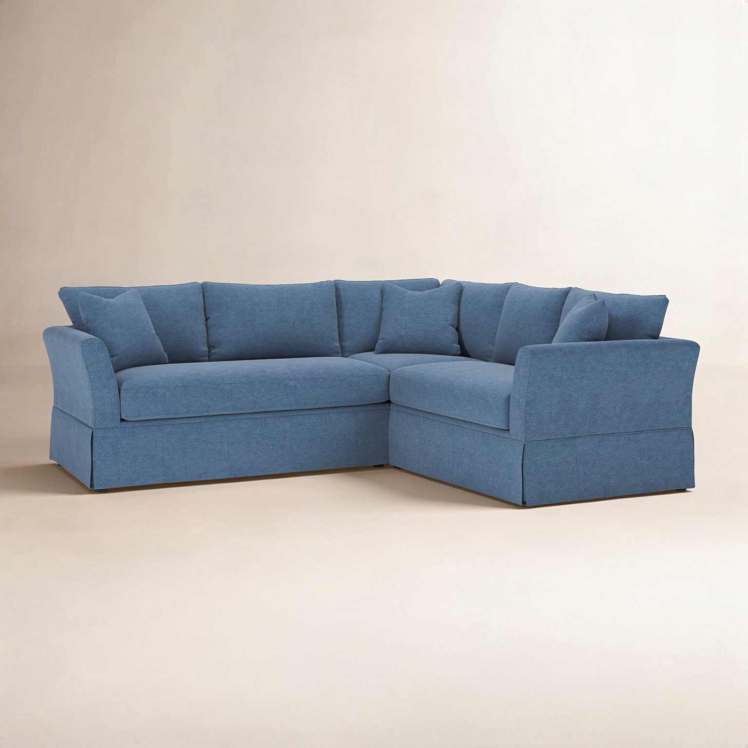 Shleby Sectional, Classic Indigo, Right Hand Facing