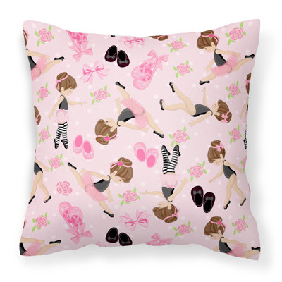 Coussin intérieur/extérieur ballerines et roses