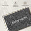 Math - impression sur toile tendue-595892079
