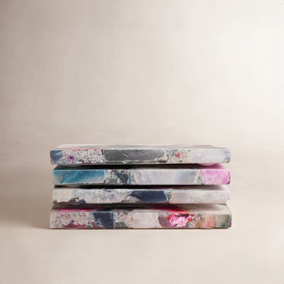 Agate Square 4 Piece Coaster Set