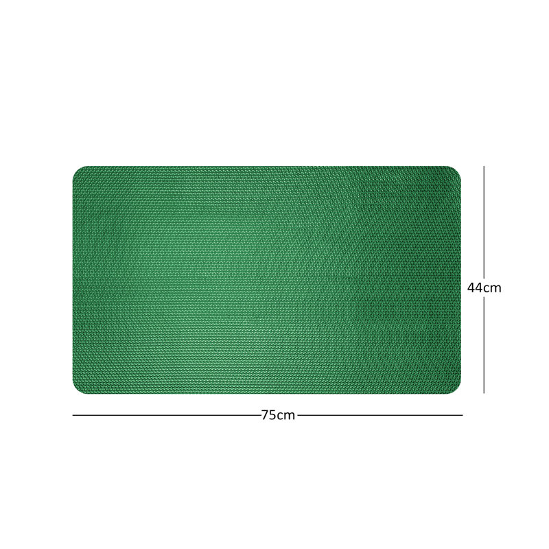 Plastic / Acrylic Shower Mat, Blue/Green, 44cm, 75cm