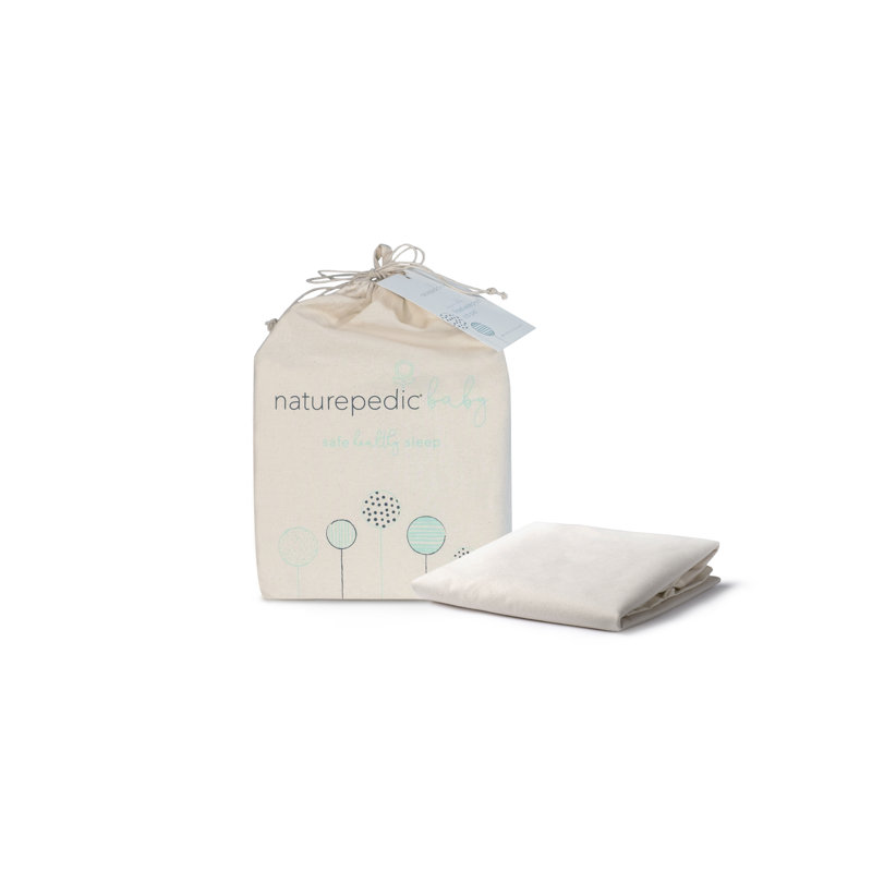 Naturepedic Organic Cotton Waterproof Crib Mattress Protector