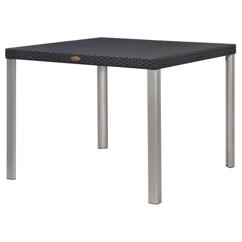Table d'extérieur Subramaniyam L 37,4 x l 37,4 po Subramaniyam, Noir