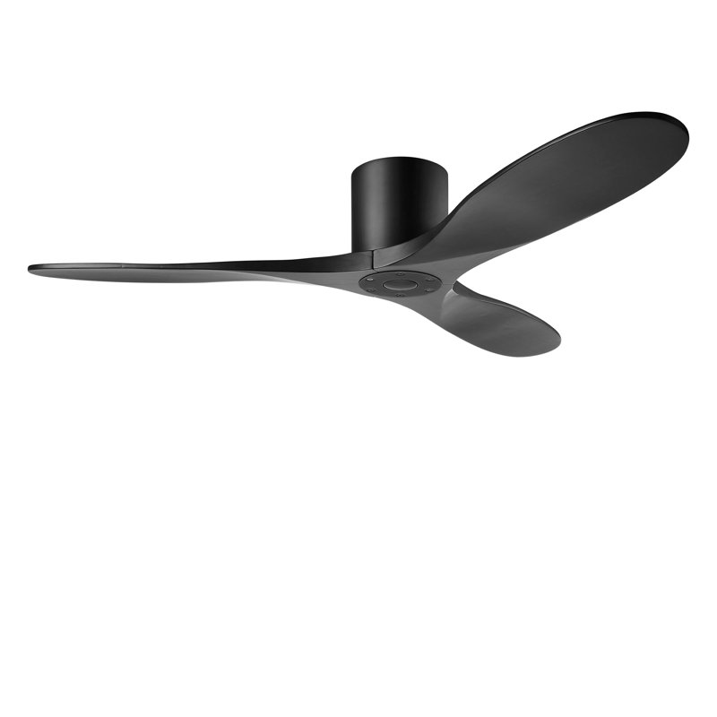 Ventilateur de plafond Maverick Smart Hugger, Noir mat, 52 po de largeur, Nuit noire