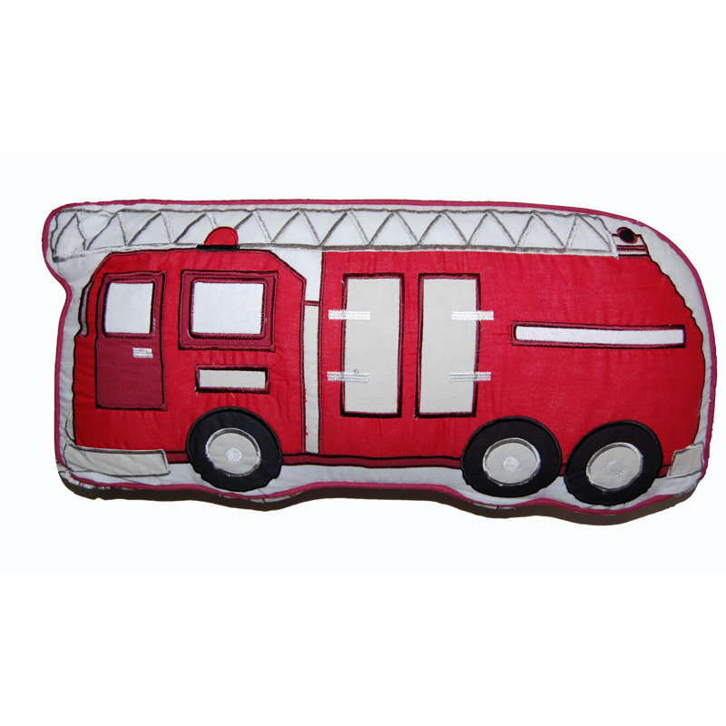 Coussin en coton Fire Truck