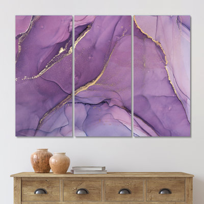 «Mauve», impression d'art sur toile moderne