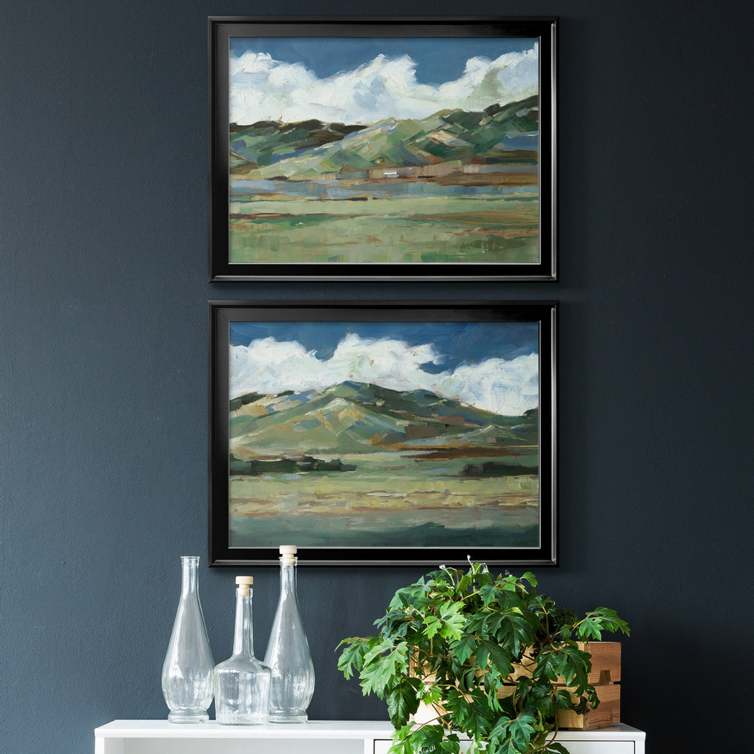 " Western Sky I " 2 - Pieces (Set of 2) Union Rustic Frame 