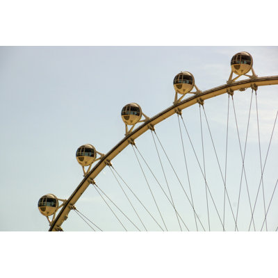 The High Roller Wheel by Ericbvd - Wrapped Canvas Print