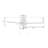 52" Pull-chain 3 Reversible Blades DC Motor Ceiling Fan with LED Light-661332323