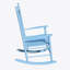 Chaise berçante en bois-1219543395