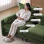 Causeuse-coussin en chenille vert