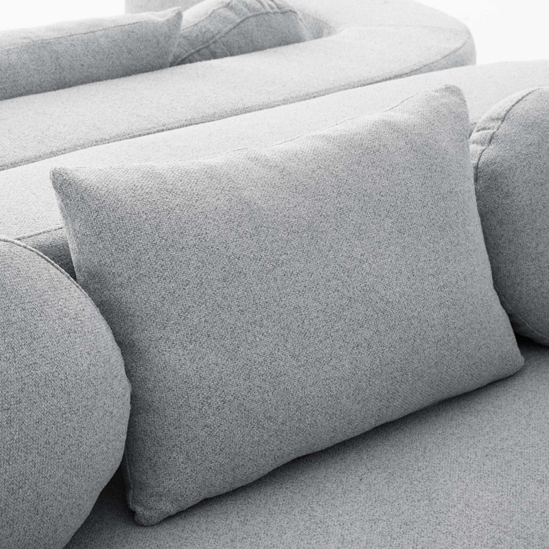 Canapé modulaire Boneless Couch, Gris