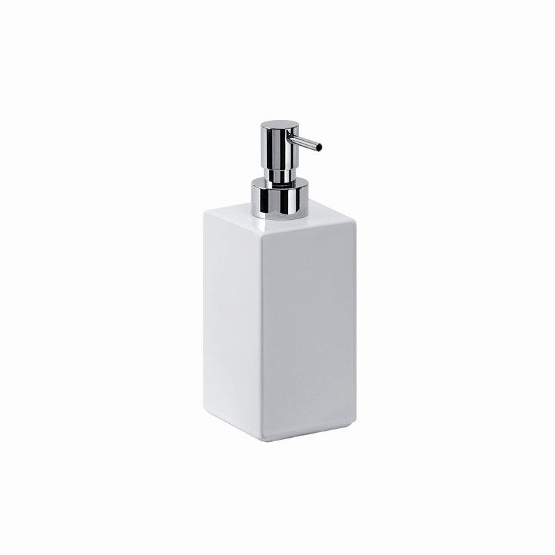 Saon Soap / Lotion Dispenser, Polished Chrome