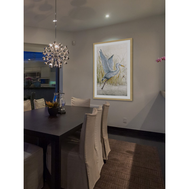 «Heron Sanctuary I», reproduction encadrée, H 18 po x l 12 po x P 1,5 po