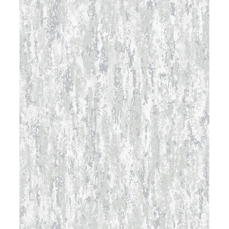 Bobbi-Lee 10m x 53cm Textured Glitter Wallpaper Roll, Dove