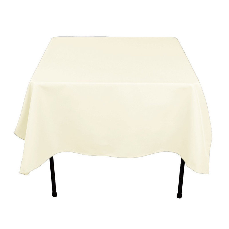 Ebrima Tablecloth, 178cm W x 178cm L, Ivory