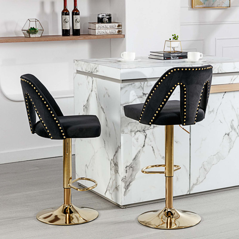 Tabouret Joycene, Noir