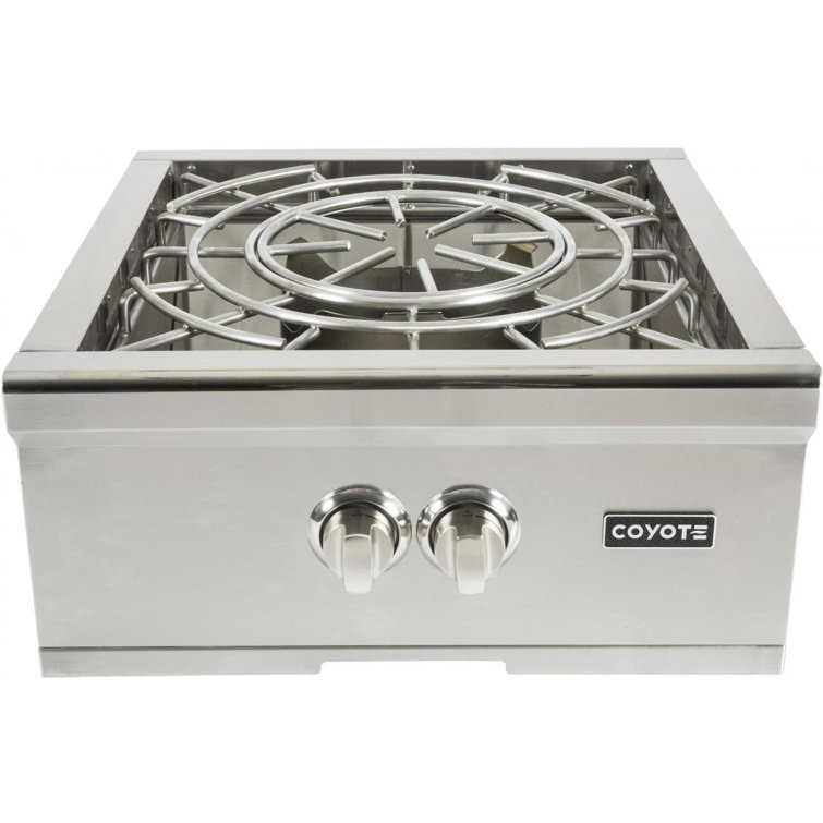 Coyote Grills Single Burner Built-In Natural Gas Gas Grill with Side Burner  - Wayfair Canada