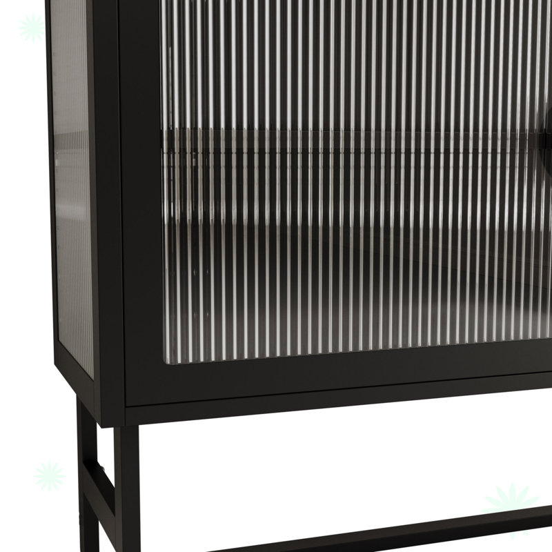 Buffet, armoire de rangement et buffet Rayma, Noir