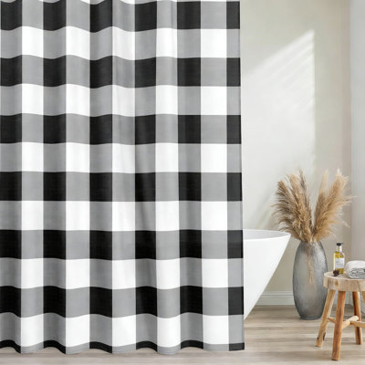 Ensemble de rideau de douche Classic Gingham
