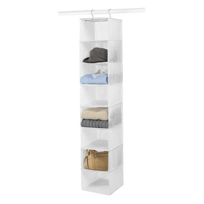 Tablettes accessoires Whitmor à 8 sections - Blanc