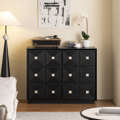 Commode d'appoint style rétro minimaliste français