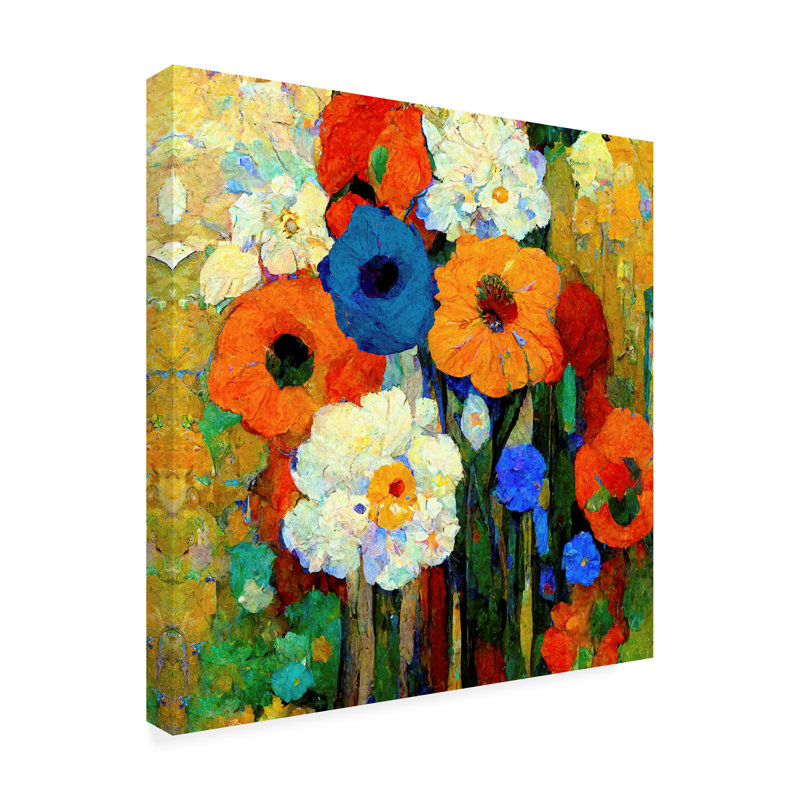 Art sur toile «Bachelor bologas jardin I», H 14 po x l 14 po