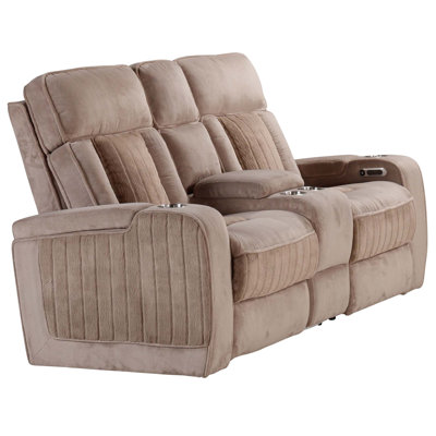 Power Reclining Console Loveseat