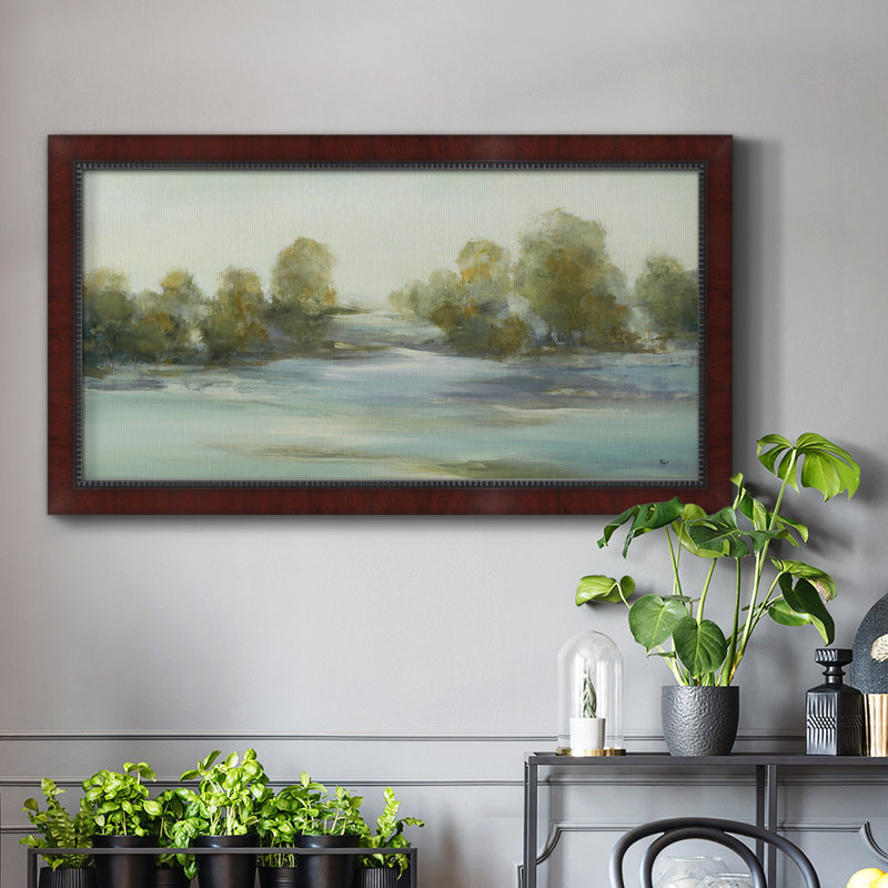 Impression sur toile tendue, "Cadre apaisant III", H 25 po x l 45 po x P 2,5 po