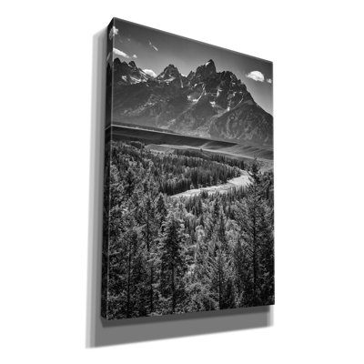 «Grand Teton Monochrome» par Rick Berk, art mural sur toile