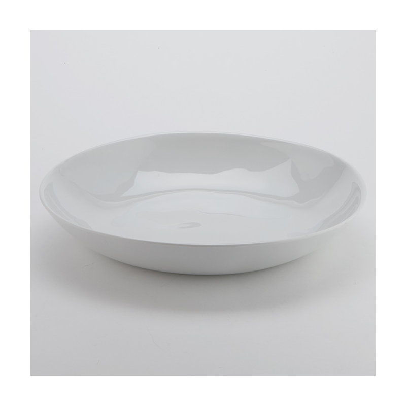 SERVING BOWL, CRAVE, CLOUD, 95 OZ., White