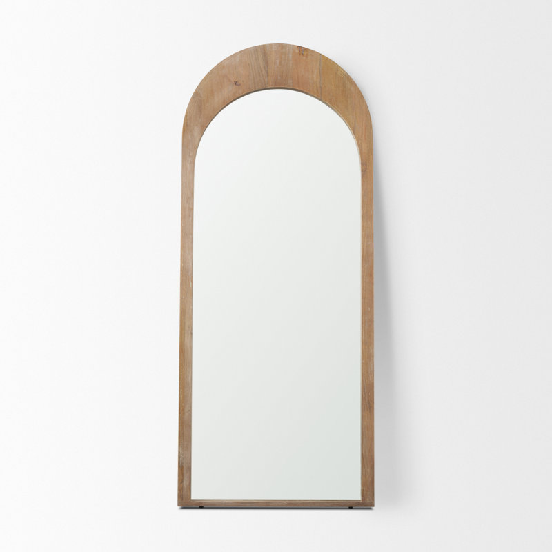 Miroir Vixe, 72 po x 30 po, Marron clair