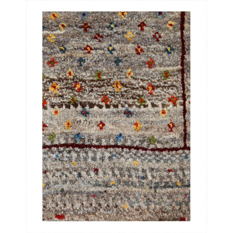 Fine Hand knotted Persian Gabbeh 2'X 3'