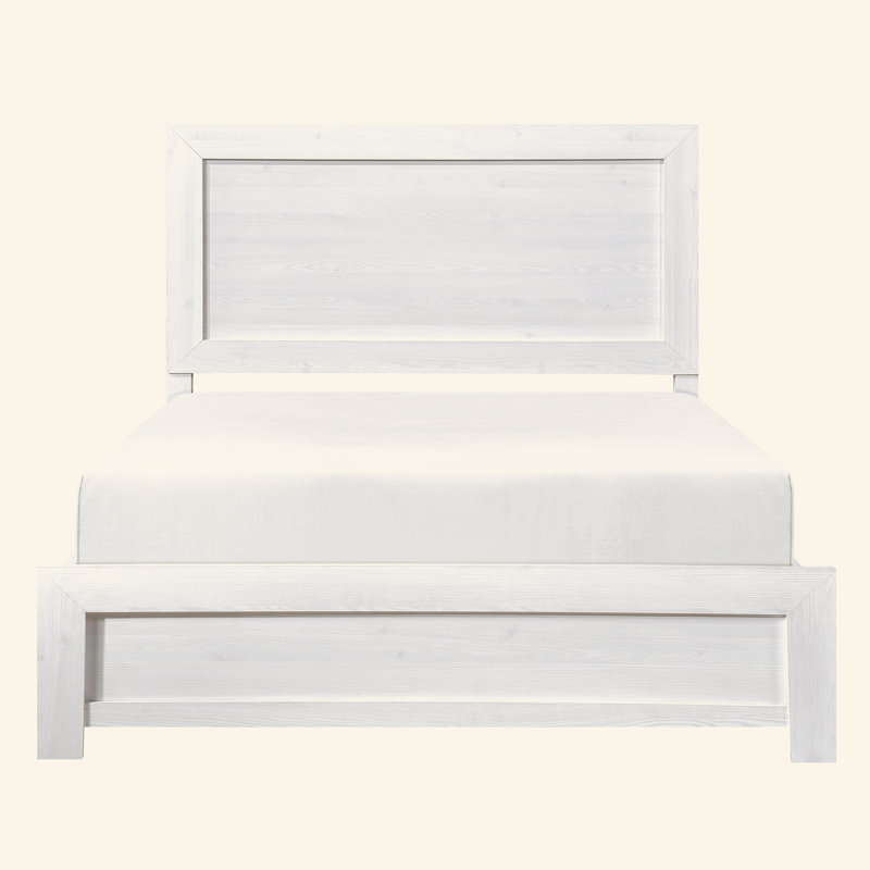 Mobilier de chambre à coucher 1Pc, Grand lit, Blanc