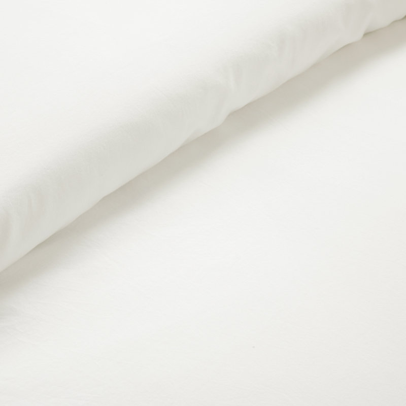 Cotton Duvet Cover Set, White, Twin- XL Duvet Cover + 2 Shams