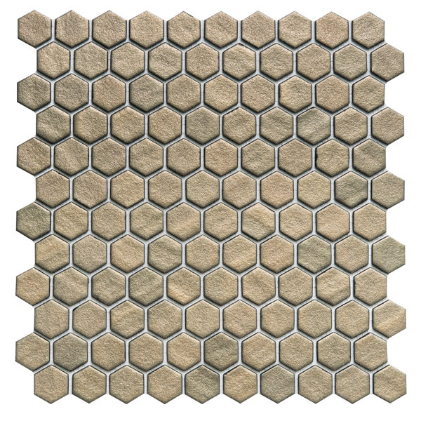 Eterna Hex 1" x 1" Hexagon Glass Mosaic Wall & Floor Tile