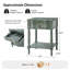 Sessoms Traditional 20"W Solid Wood 1-Drawer End Table with Built-in Charging Station-2136967437