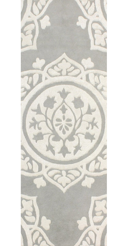 Cruz Hand Tufted Wool Geometric Rug, Runner 2'3" x 7'